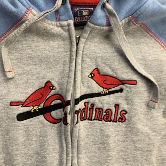 St Louis Cardinals Baseball Womens Jacket Mens Size L Cooperstown Collection - Picture 2 of 6